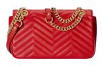 (WMNS) Gucci GG Marmont Small Matelasse Shoulder Bag  Red  443497-DTDIT-6433 For Discount