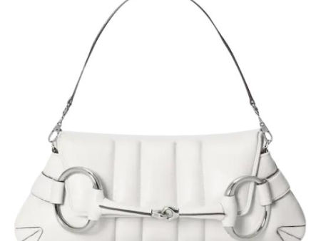 (WMNS) Gucci Horsebit Chain Small Shoulder Bag  Great White  764339-AACU1-9014 on Sale