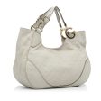 White Gucci Large Guccissima Charlotte Tote Online now