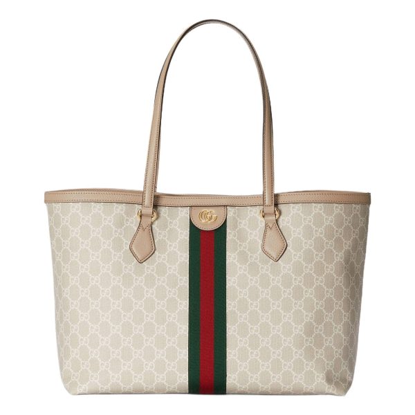 (WMNS) Gucci Ophidia Medium GG Tote  Beige White  631685-UULAG-9682 on Sale