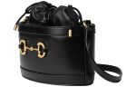 (WMNS) Gucci Horsebit 1955 Drawstring Bucket Bag  Black  602118-1DBLG-1000 For Cheap