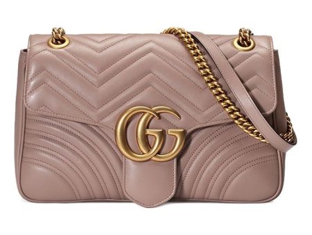 (WMNS) Gucci GG Marmont Series Bag Middle-Size Pink 443496-DTDIT-5729 Hot on Sale