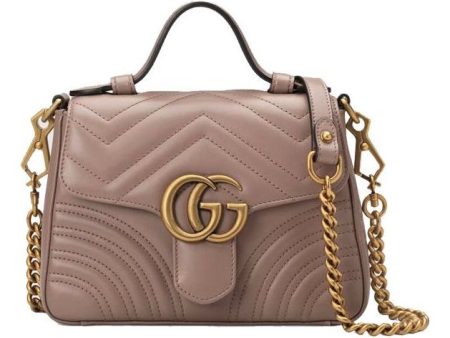 (WMNS) Gucci MarmontSingle Shoulder Bag miniNude 547260-DTDIT-5729 Discount