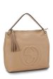 Gucci,  Beige Leather Convertible Soho Hobo Large, Beige Cheap