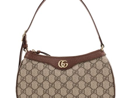 (WMNS) Gucci Ophidia Small Handbag  Beige Ebony  735145-KAAAD-8358 Cheap