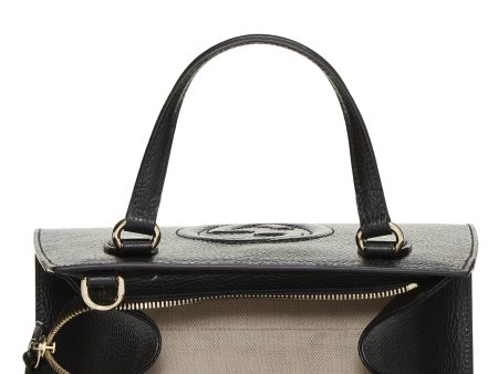 Gucci,  Black Grained Leather Soho Handbag, Black Discount