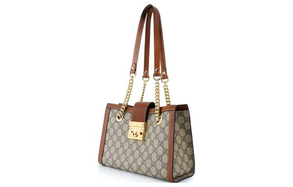 (WMNS) Gucci Padlock GG Bag Small-Size Brown 498156-KHNKG-8534 Discount