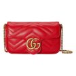 (WMNS) Gucci GG Marmont Matelasse Super Mini Bag  Red  476433-DTDHT-6832 Online Sale