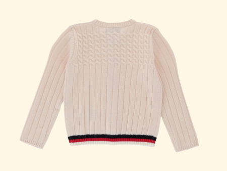 Gucci Unisex-Child Cable Knit Sweater, Brand New Fashion