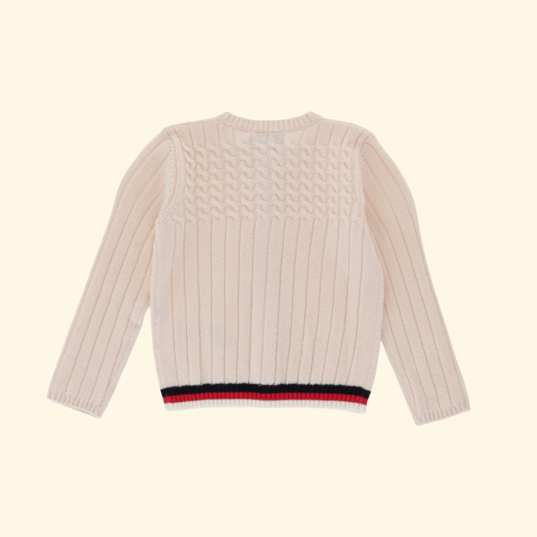 Gucci Unisex-Child Cable Knit Sweater, Brand New Fashion