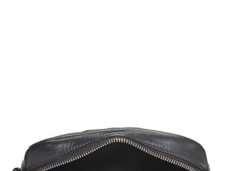 Gucci,  Black Leather GG Marmont Crossbody Mini, Black Online