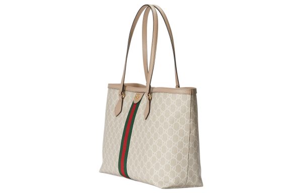 (WMNS) Gucci Ophidia Medium GG Tote  Beige White  631685-UULAG-9682 on Sale