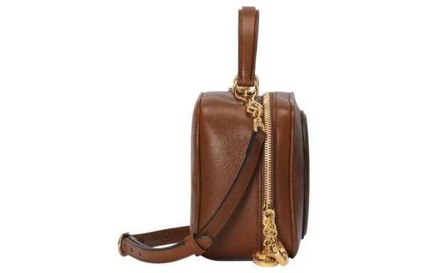 (WMNS) Gucci Blondie Top Handle Bag  Brown  744434-1IV0G-2535 on Sale