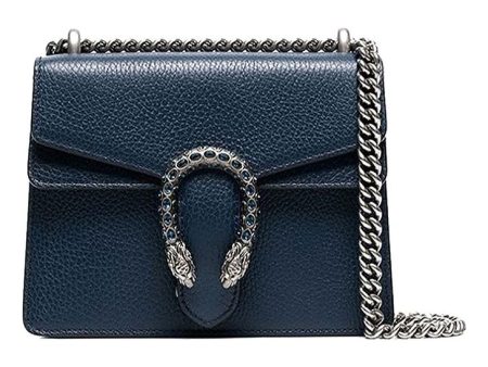 (WMNS) Gucci Dionysus Chain Crossbody Bag Single Shoulder Bag Blue 421970-CAOGN-8205 Online Sale