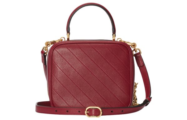 (WMNS) Gucci Blondie Top Handle Bag  Red  744434-1IV0G-6420 Online