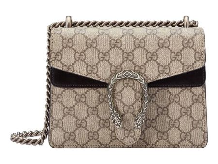 (WMNS) Gucci Dionysus GG Supreme Mini Bag  Beige Ebony  421970-KHNRN-9769 Online Hot Sale