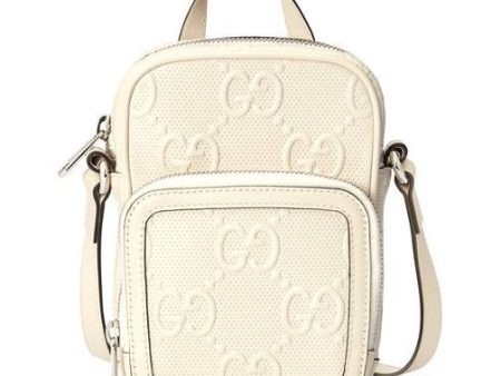 (WMNS) Gucci Logo PatternPrint SingleShoulderBag White 658553-1W3AN-9022 Cheap