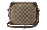 Gucci Leather Detail Shoulder Bag  Beige Ebony  626363-92TDN-8358 on Sale