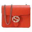 (WMNS) Gucci Leather Organ Crossbody Bag Single Shoulder Bag Orange 510304-CAO0G-7527 Sale