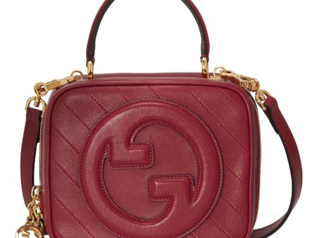 (WMNS) Gucci Blondie Top Handle Bag  Red  744434-1IV0G-6420 Online