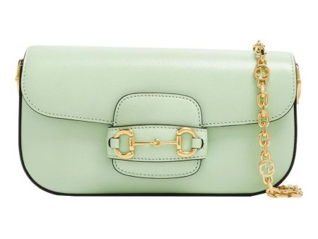 (WMNS) Gucci Horsebit 1955 Small Shoulder Bag  Light Green  735178-1DB0G-3803 Online now