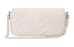 (WMNS) Gucci GG Marmont Matelasse Shoulder Bag  White  734814-DAAAI-9022 Online Hot Sale