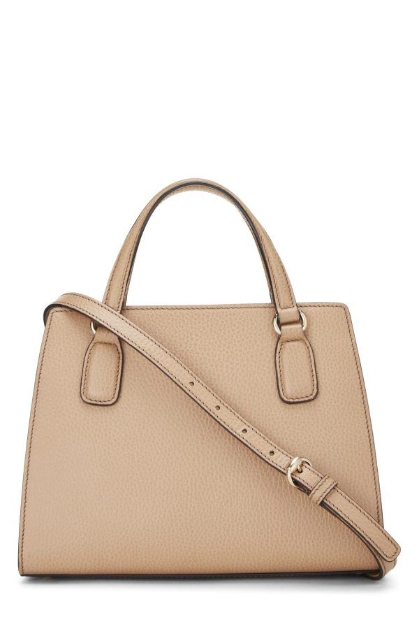 Gucci,  Beige Grained Leather Soho Handbag, Beige Cheap