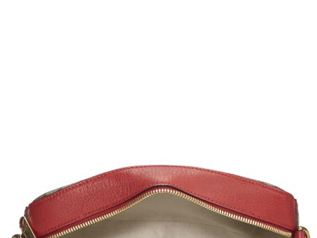 Gucci,  Red Original GG Supreme Canvas Apple Camera Bag, Red Discount