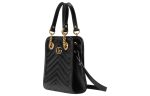 (WMNS) Gucci GG Marmont Matelasse Mini Bag  Black  696123-DTDHT-1000 Discount