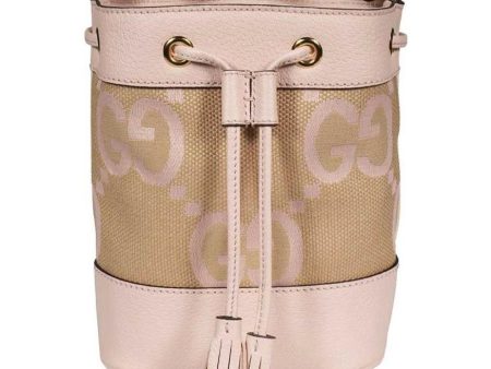 (WMNS) Gucci Ophidia Jumbo GG Mini Bucket Bag  Camel Light Pink  550620-UKMBG-9550 Online now