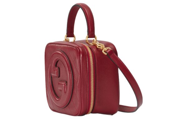 (WMNS) Gucci Blondie Top Handle Bag  Red  744434-1IV0G-6420 Online