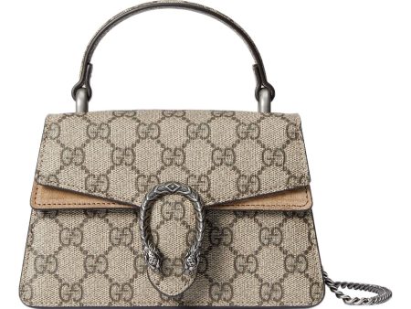 (WMNS) Gucci Dionysus Mini Top Handle Bag  Beige Ebony  752029-KHNRN-8642 Online now