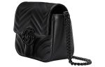 (WMNS) Gucci GG Marmont Matelasse Shoulder Bag  Black  739681-AABS1-1000 For Cheap