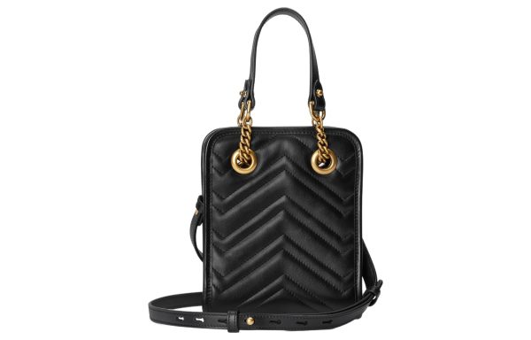 (WMNS) Gucci GG Marmont Matelasse Mini Bag  Black  696123-DTDHT-1000 Discount