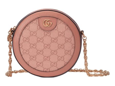 (WMNS) Gucci Ophidia GG Mini Round Shoulder Bag  Pink  550618-FACC5-5748 Online Hot Sale