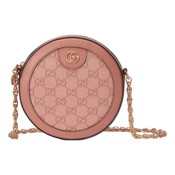 (WMNS) Gucci Ophidia GG Mini Round Shoulder Bag  Pink  550618-FACC5-5748 Online Hot Sale