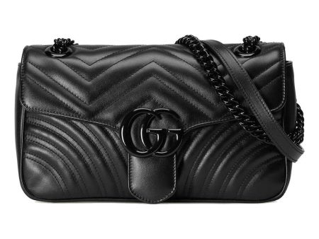 (WMNS) Gucci GG Marmont Matelasse Shoulder Bag Small  Black  443497-DTDFV-1000 For Discount