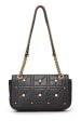 Gucci,  Black Faux Pearl Matelassé Leather Marmont Shoulder Bag Small, Black Hot on Sale