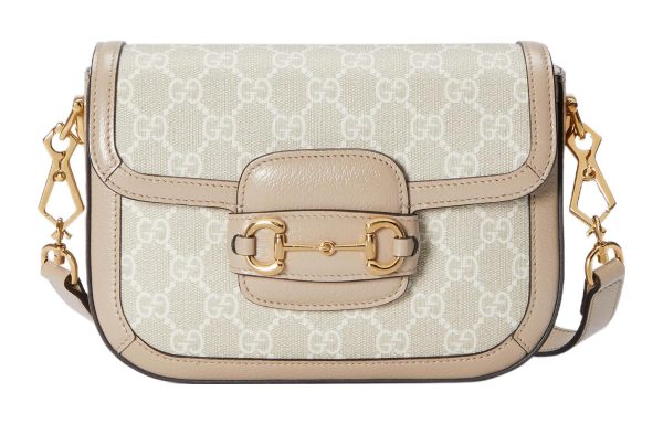 (WMNS) Gucci Horsebit 1955 GG Mini Bag  Beige White  658574-UULAG-9682 Sale