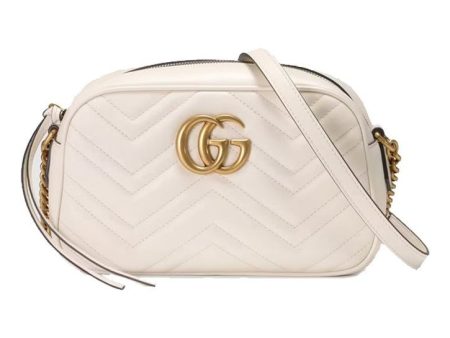 (WMNS) Gucci GG Marmont Small Shoulder Bag  White  447632-DTD1T-9022 on Sale