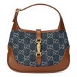 (WMNS) Gucci Jackie 1961 Series miniDenimSingle Shoulder Bag Brown color combination 637092-2KQGG-8375 Cheap