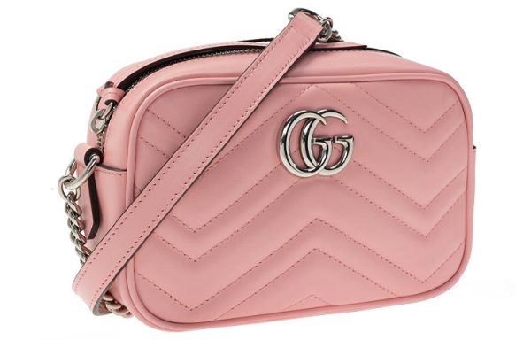 (WMNS) Gucci GG Marmont Matelasse Mini Bag  Wild Rose  634936-DTD1P-5815 For Sale