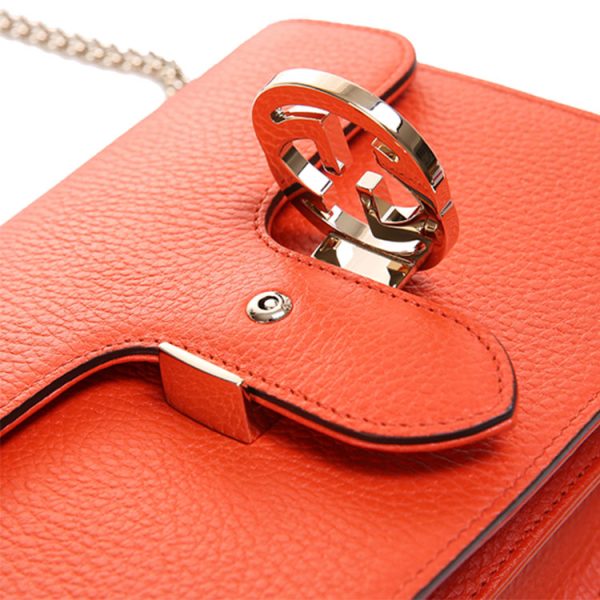 (WMNS) Gucci Leather Organ Crossbody Bag Single Shoulder Bag Orange 510304-CAO0G-7527 Sale