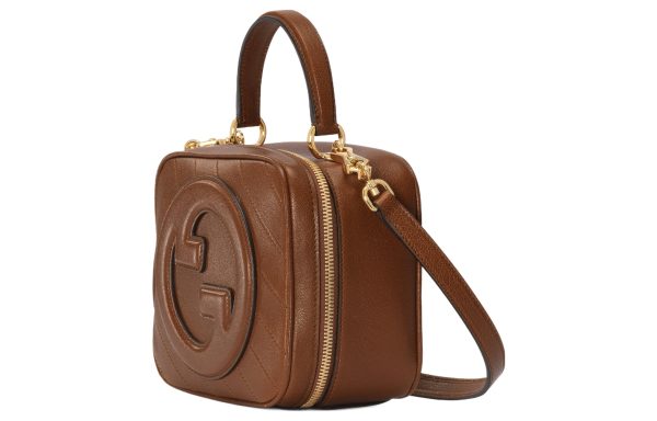 (WMNS) Gucci Blondie Top Handle Bag  Brown  744434-1IV0G-2535 on Sale