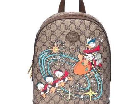 (WMNS) Gucci x Disney Small Donald Duck Backpack  GG Supreme  552884-2N2AT-8683 For Cheap