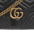 (WMNS) Gucci GG Marmont Series Bag Small-Size Black 498110-DTDIT-1000 Discount