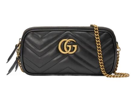 (WMNS) Gucci GG Marmont Shoulder Bag Mini Black 546581-DTDCT-1000 Online