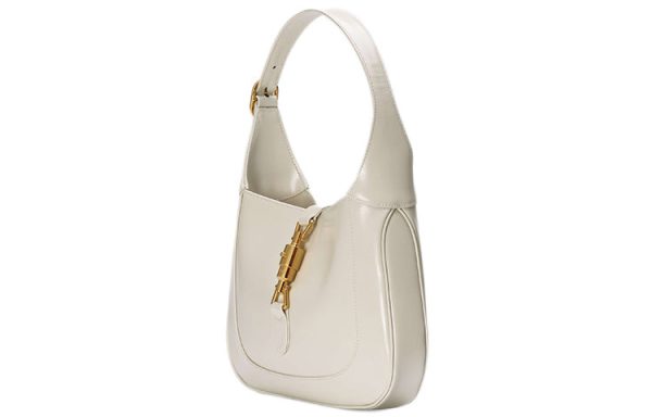 (WMNS) Gucci Jackie 1961 Series Single-Shoulder Bag Small-Size White 636709-10O0G-9022 Online Sale