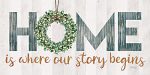 MAZ5840 - Home is Where Our Story Begins - 18x9 on Sale